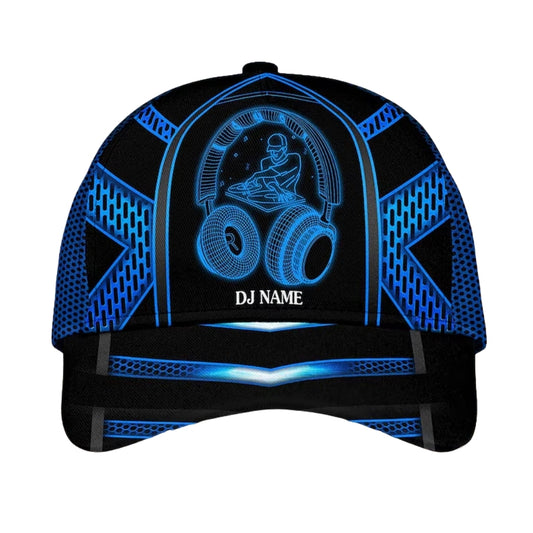 Custom Name Neon DJ Baseball Cap, Custom DJ Caps CP0115