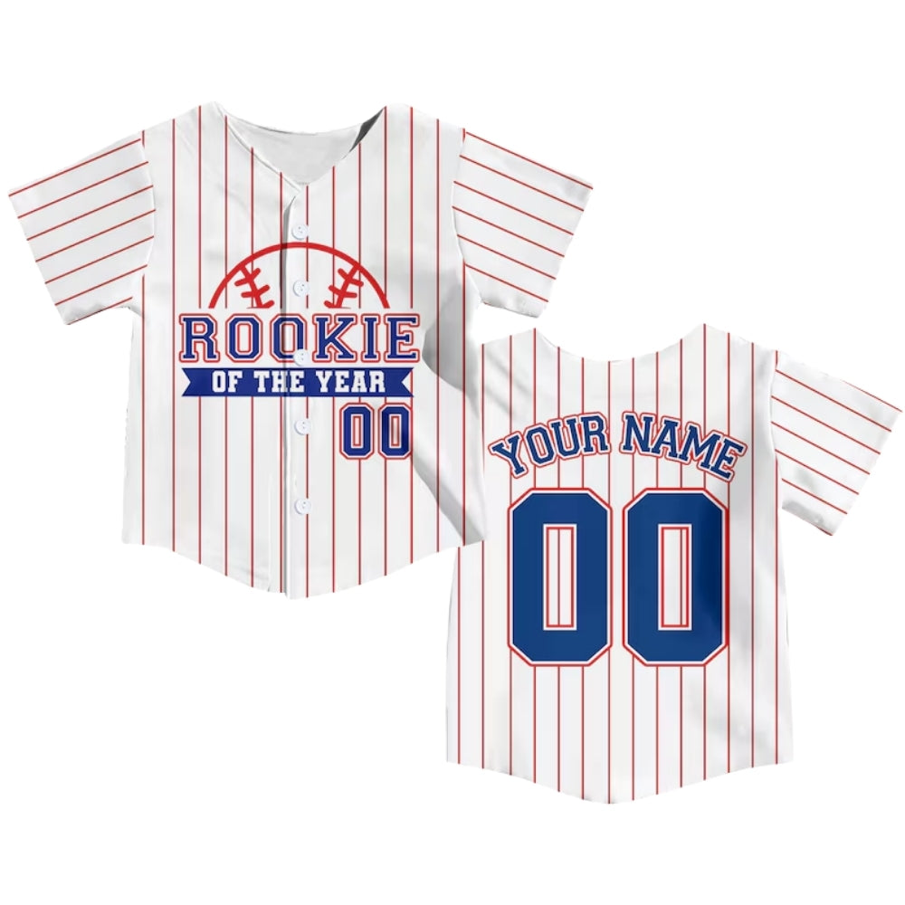 Personalized Rookie Of The Year Family Matching Baseball Jersey For Game Day, Custom Family Matching Baseball Shirts ET0698