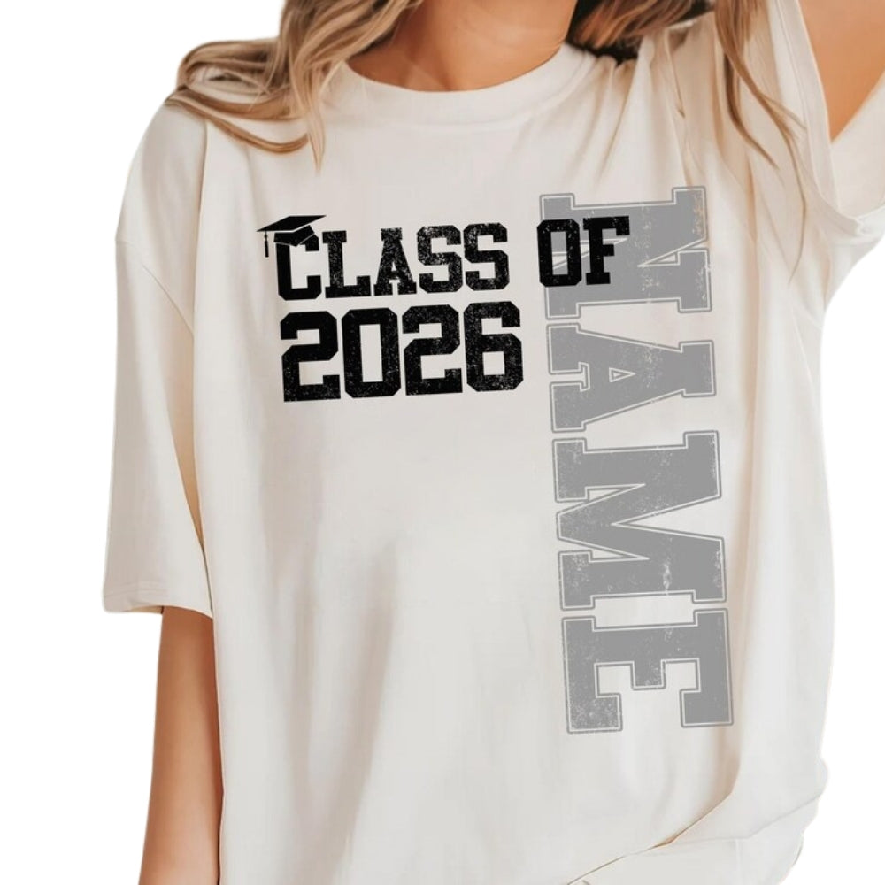 Personalized Class Of Senior Matching Family T Shirts, Custom Family Graduation Matching Shirts ET1130