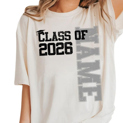 Personalized Class Of Senior Matching Family T Shirts, Custom Family Graduation Matching Shirts ET1130