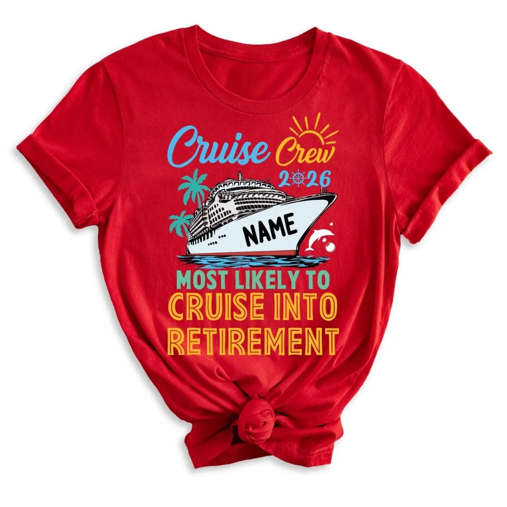 Most Likely To Custom Cruise Crew Matching Family T Shirts With 60 Quotes, Custom Funny Cruise Vacation Shirts For Family ET0269