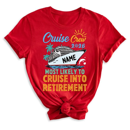 Most Likely To Custom Cruise Crew Matching Family T Shirts With 60 Quotes, Custom Funny Cruise Vacation Shirts For Family ET0269