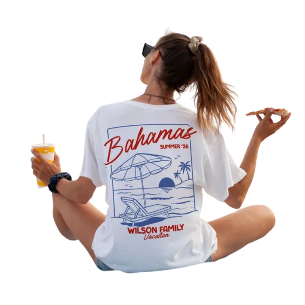 Custom Matching Family Beach Vacation T Shirts, Custom Family Beach Trip Shirts ET0122