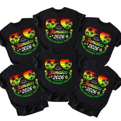 Jamaica Making Memories Together Matching Family T Shirt, Family Jamaica Trip Shirts ET1131
