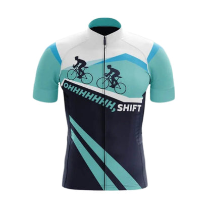 Men's Ohhh Shift Cycling Short Sleeve Jersey, Funny Cycling Jerseys CG0666