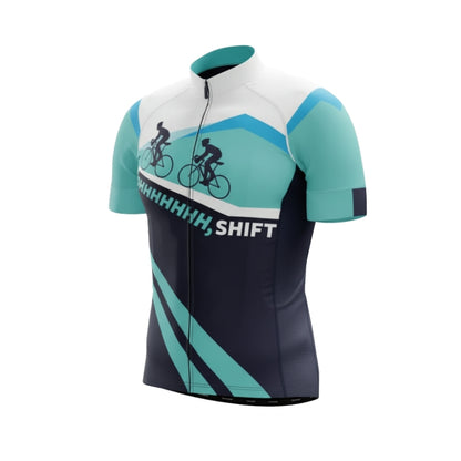Men's Ohhh Shift Cycling Short Sleeve Jersey, Funny Cycling Jerseys CG0666