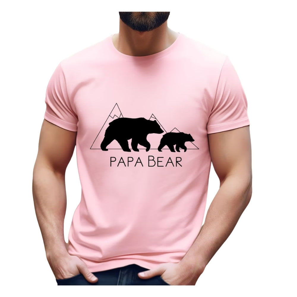 Papa Bear Baby Bear Custom Matching Father Day T Shirts, Custom Bear Family Shirts ET0553