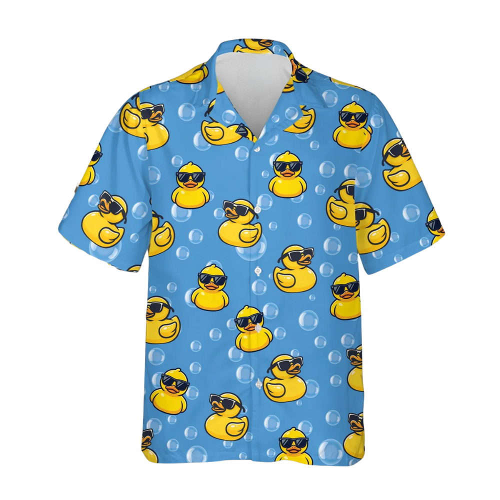 Funny Rubber Duck Hawaiian Shirt For Men Women, Rubber Duck Lover Hawaiian Shirt HE0341