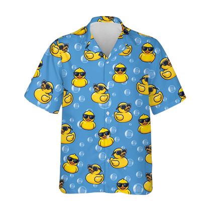 Funny Rubber Duck Hawaiian Shirt For Men Women, Rubber Duck Lover Hawaiian Shirt HE0341