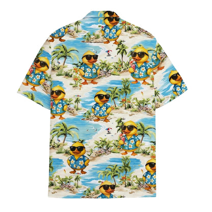 Funny Duck Tropical Hawaiian Shirt For Men Women, Duck Lover Hawaiian Shirts HE0058