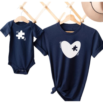 Mommy And Me Puzzle Matching T Shirts, Matching Mother Daughter Son Shirts ET0840
