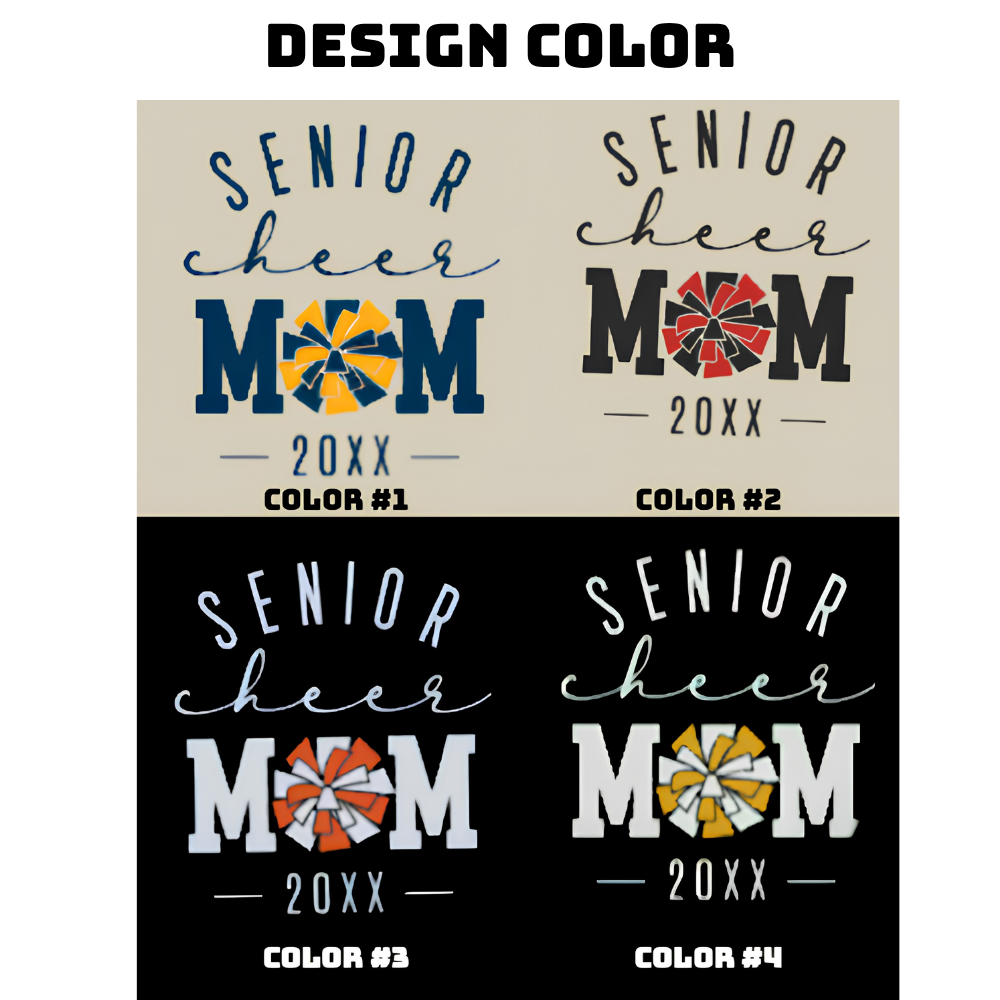 Personalized Senior Cheer Mom Hoodies, Custom Cheerleading Mom Hoodies 2D0979