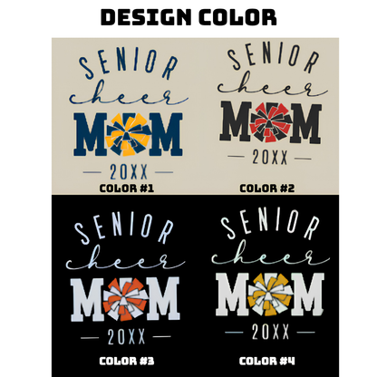 Personalized Senior Cheer Mom Hoodies, Custom Cheerleading Mom Hoodies 2D0979