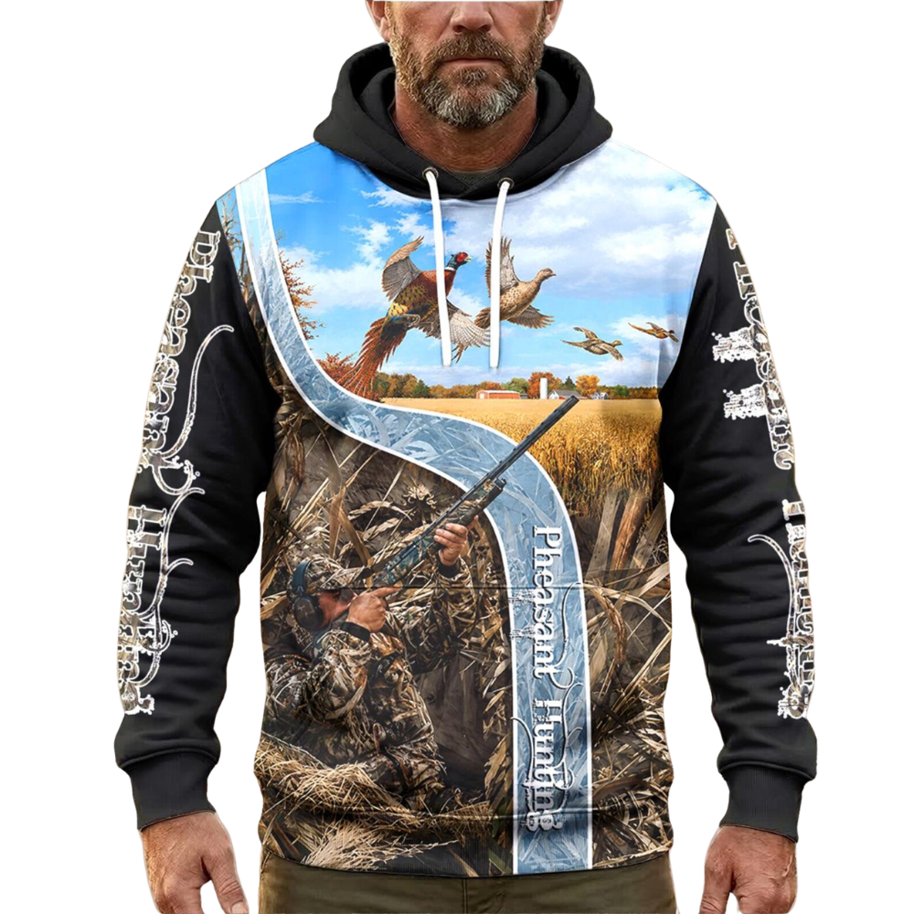 Pheasant Sky Hunting Name 3D Hoodie, Pheasant Hunter Hoodies 2D1148