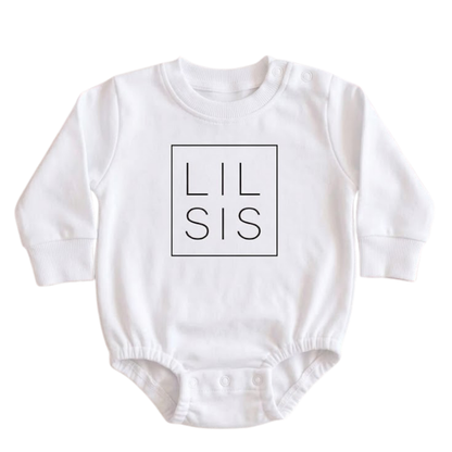 Big Bro Big Sis Lil Bro Matching Baby Announcement Sweatshirt, Matching Siblings Sweatshirt ET1405