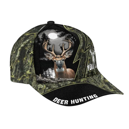 Custom Camo Deer Hunting Baseball Cap, Custom Deer Hunting Caps Hat CP0009