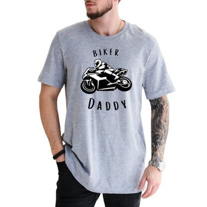 Biker Daddy Daddy's Future Biker Buddy Matching Dad And Baby T Shirt, Matching Biker Shirt For Father Son Daughter ET0963