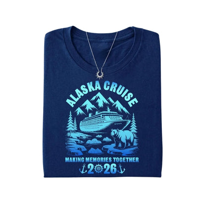 Alaska Cruise Bear Matching Family T Shirts, Alaska Cruise Family Shirts ET0274