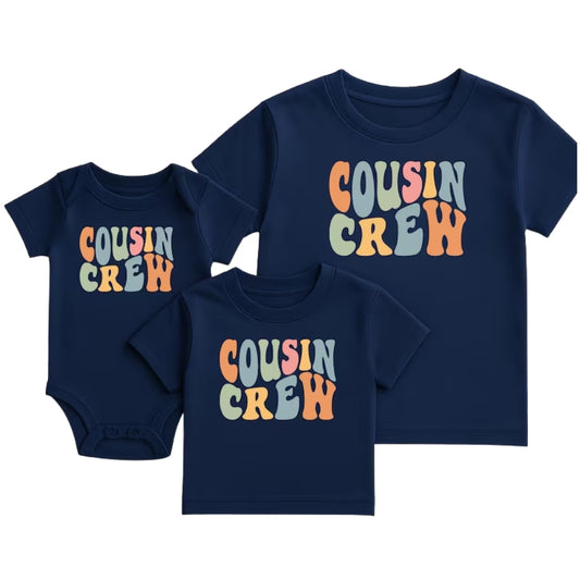 Cousin Crew Matching Family T Shirts, Family Matching Shirts For Cousins ET0124