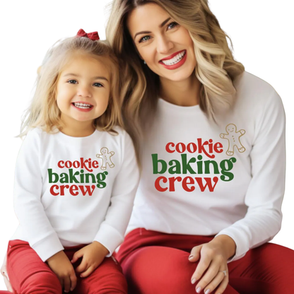 Cookie Baking Crew Christmas Family Matching Sweatshirt, Christmas Family Sweatshirt ET1622