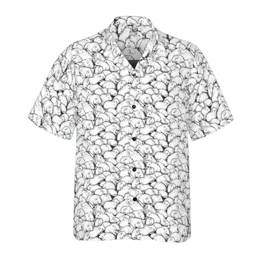 Rat Pattern Hawaiian Shirts For Men Women, Rat Hawaiian Shirts HE0205