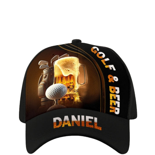 Custom Golf And Beer Golf Cap, Custom Beer Golf Hat Caps CP0324