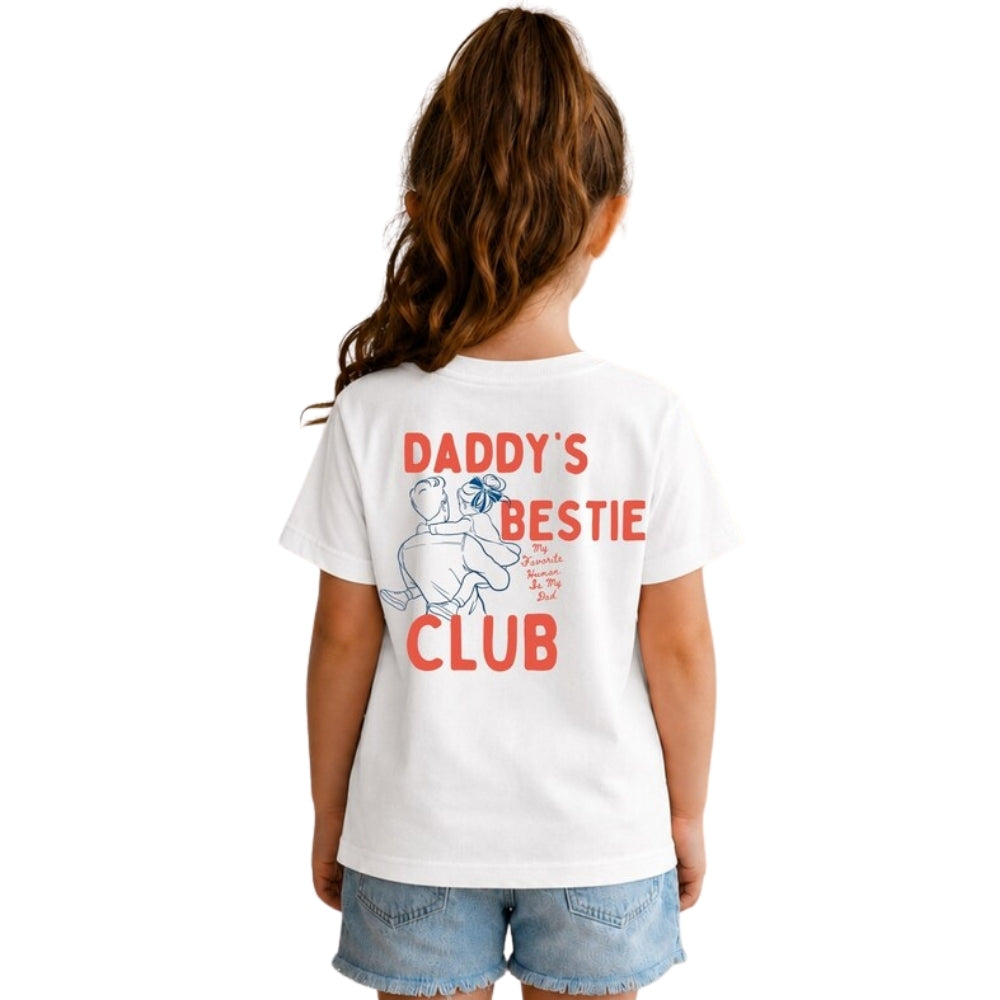 Daddy's Girl Club Daddy's Bestie Club T Shirts Matching, Daddy With Daughter Matching Father's Day Shirt ET0965