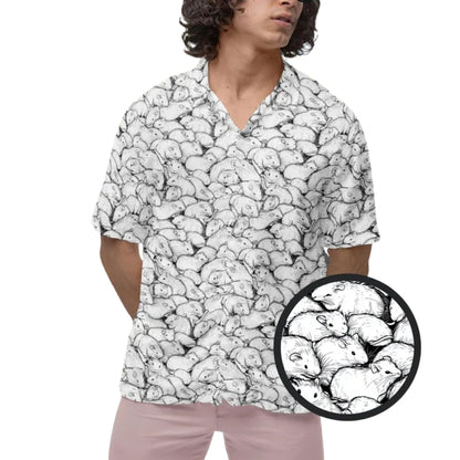 Rat Pattern Hawaiian Shirts For Men Women, Rat Hawaiian Shirts HE0205