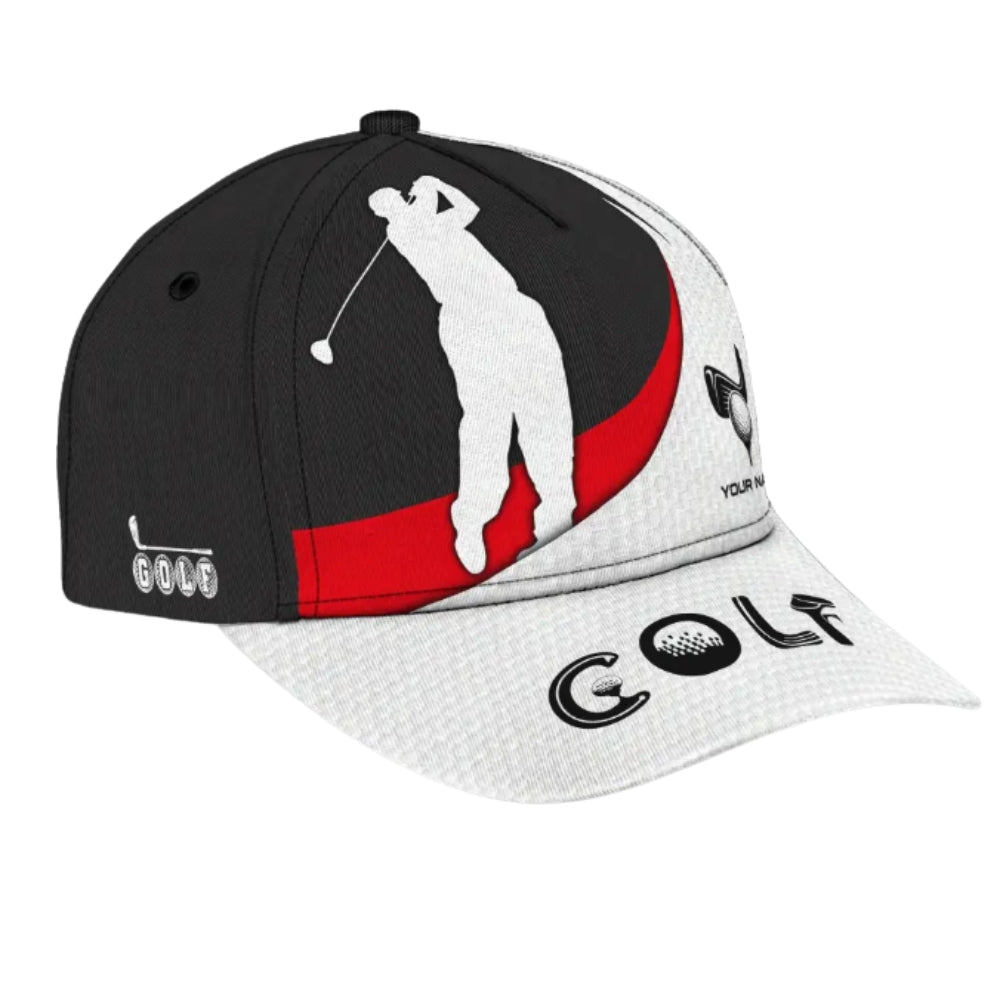 Custom Name Golf Cap For Golfer, Custom Golf Cap CP0325