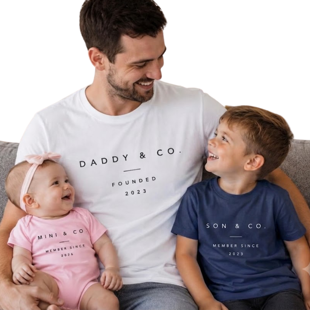 Personalized Co. Founded Family Matching T Shirt, Custom Family Shirts ET1233