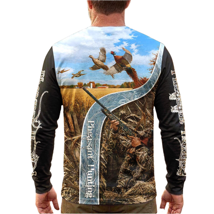 Pheasant Sky Hunting Name 3D Hoodie, Pheasant Hunter Hoodies 2D1148