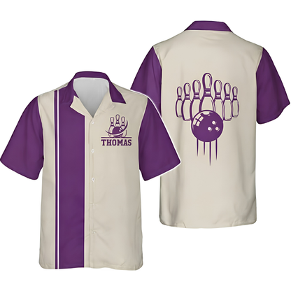Custom Vintage Red Beige Bowling Polo Shirt Men Women, Custom Vintage Bowling Shirt BZ0789