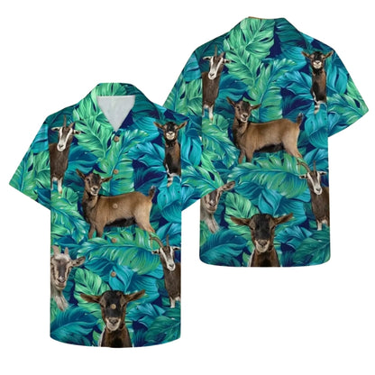 Goat Tropical Hawaiian Shirt For Men Women, Goat Farmer Hawaiian Shirt HE0484