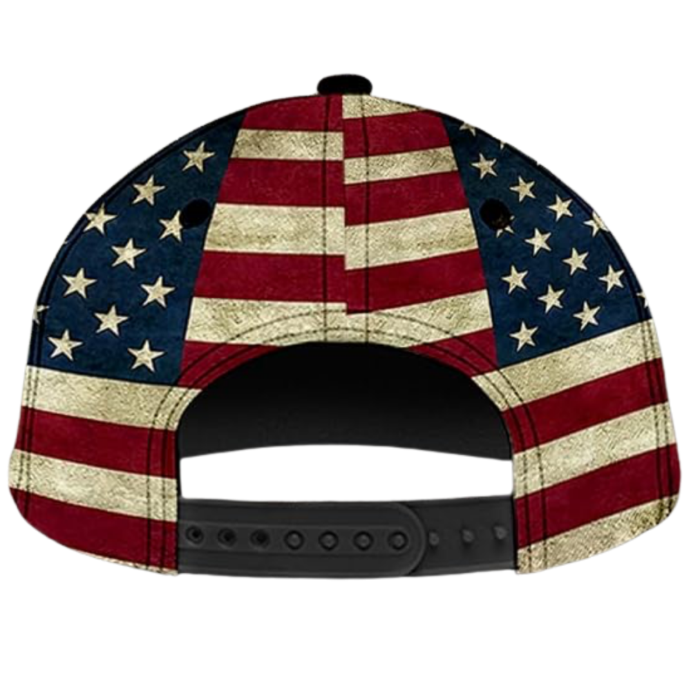 American Flag Custom Name Deer Baseball Cap, Custom Deer Caps For Hunters CP0523