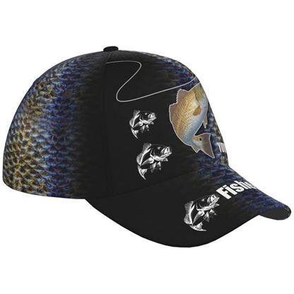Redfish Custom Name 3D Printed Baseball Cap, Custom Fishing Cap For Fisherman CP0604
