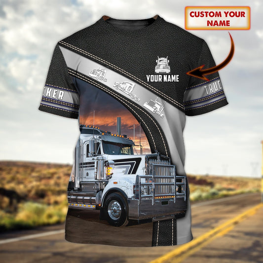 Custom Trucker T Shirt Men Women Cute Truck On Shirt Best Gift To Trucker TO1697
