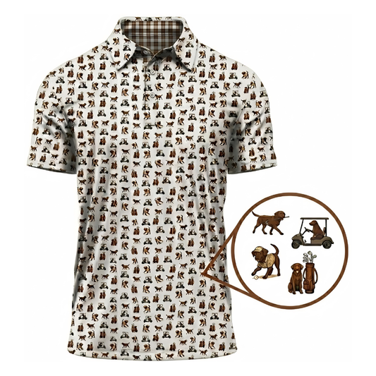Funny Hotdog Neon Golf Men Polo Shirt, Hotdog Golf ShirLabrador Golf Polo Shirt For Men, Labrador Golf Shirts GE0428ts GE0429 (Bản sao)