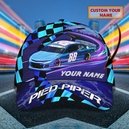 3D Classic Cap The Pied Piper Car Racing Personalized Name Cap 31 Lasfour CA1914