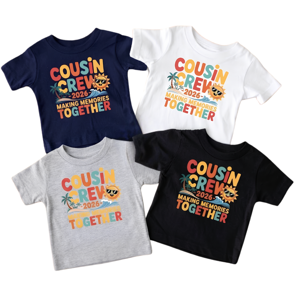 Cousin Crew Making Memories Together Matching T Shirt, Custom Year Cousin Trip Shirts ET1254