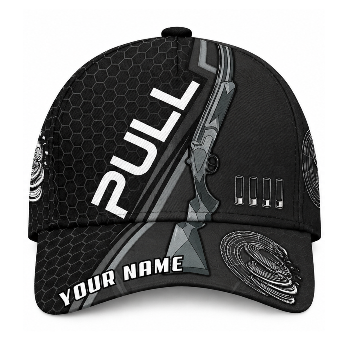 Personalized Clay Shooting 3D Printed Baseball Cap, Custom Shooting Lover Hat CP0745