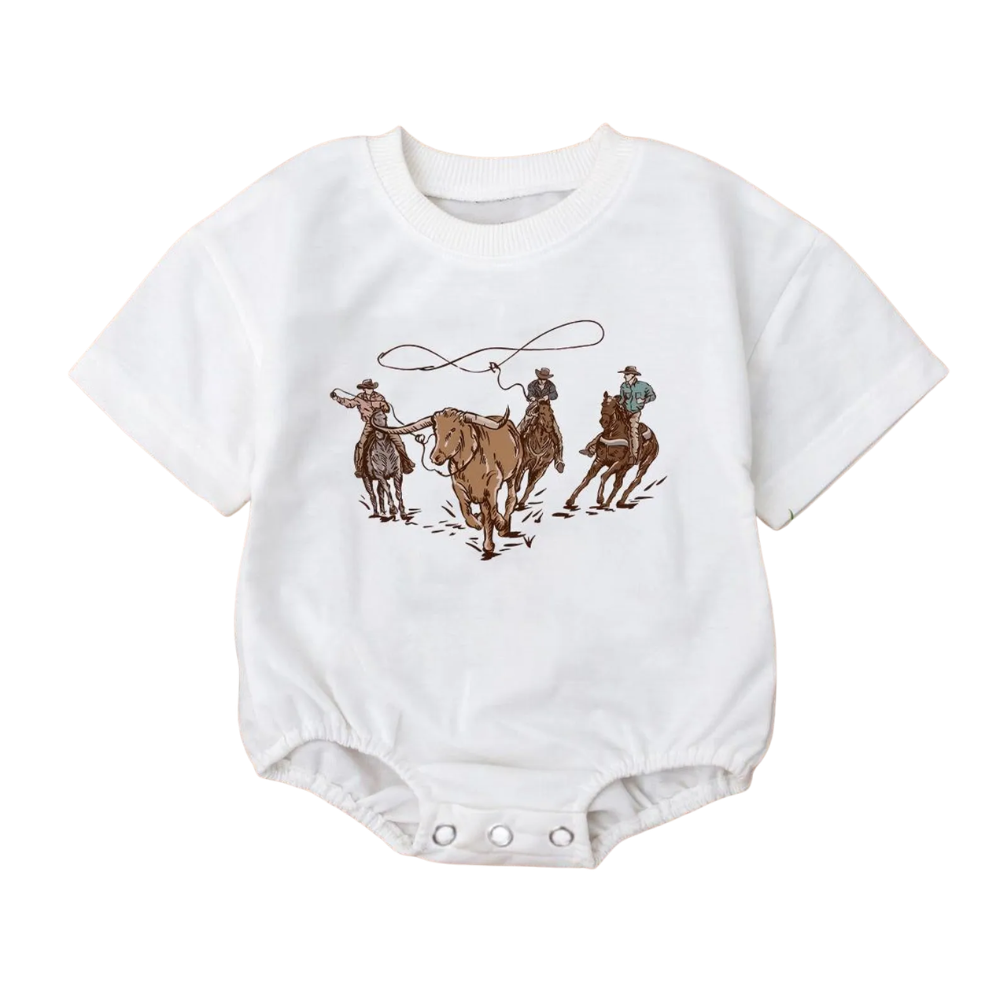 Cowboy Rodeo Baby T-Shirt Bodysuit, Western Baby Bodysuit BB0020