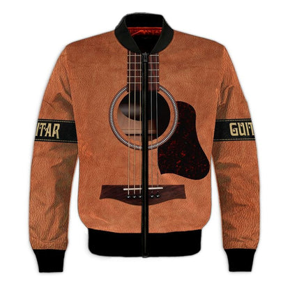 3D Full Print T Shirt Guitar Classic 3D Hoodie Guitar Acoustic Best Gift For Guitar Lover, Guitar Man TO0186