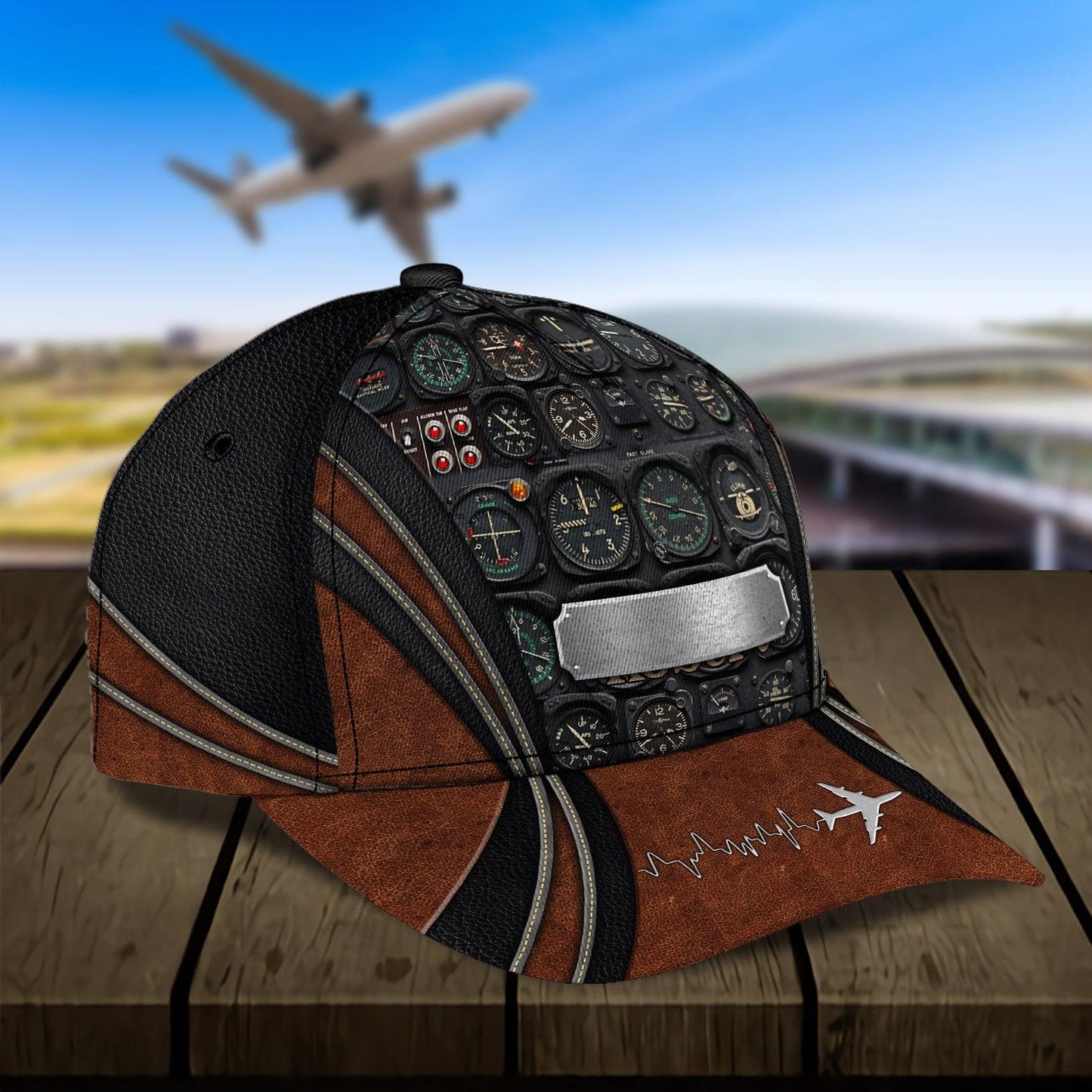 Personalized Pilot With Control Panel Classic Cap, Personalized Gift for Pilot CA0221