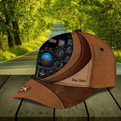Personalized Pilot Classic Cap, Personalized Gift for Pilot CA0043
