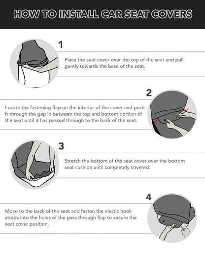 3D Print Car Seat Protector, Way Maker Miracle Worker Promise Keeper, Christian Seat Covers For Car SO0305