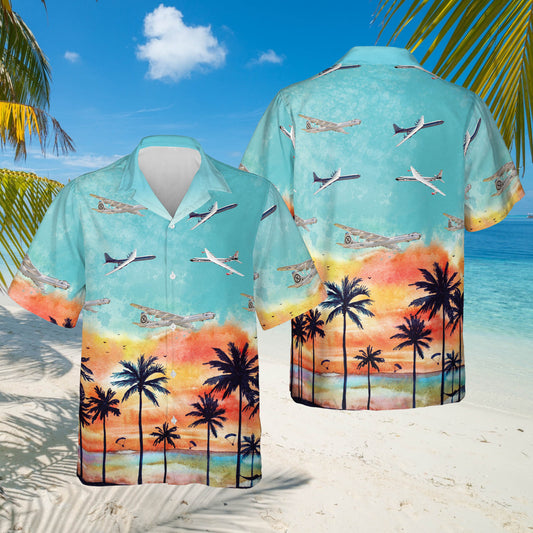 B-36 PEACEMAKER Pocket Hawaiian Shirt, Hawaiian Shirt for Men Dad Veteran, Patriot Day HO0462