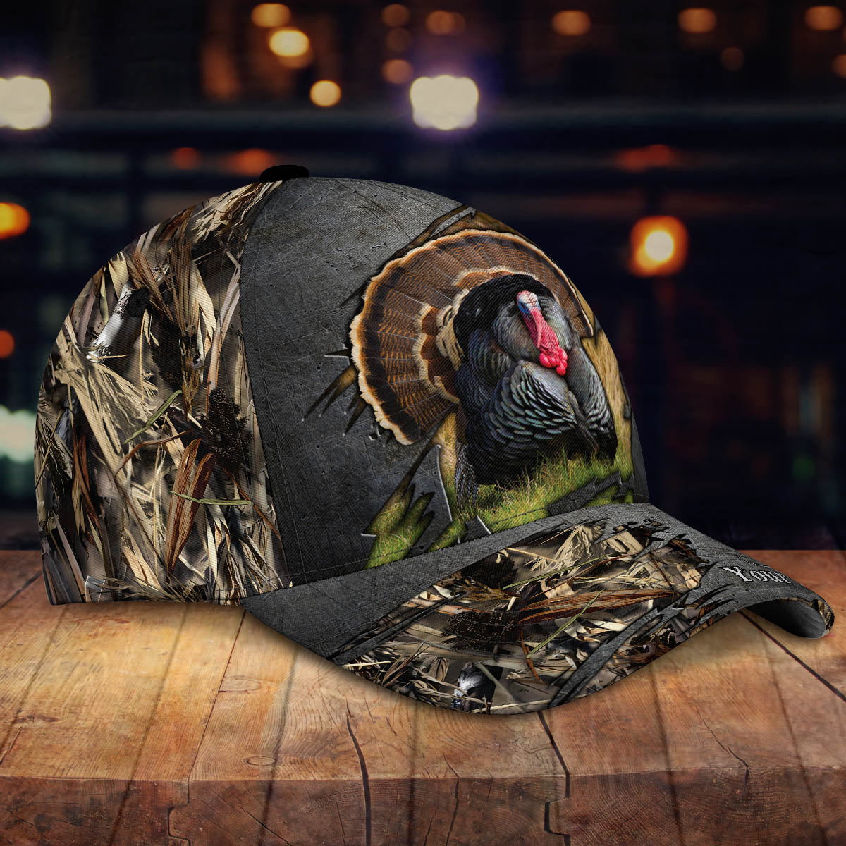 Turkey Hunting Personalized Cap, Gift For Hunting Lover, Gift For Dad Son Husband Father's Day Gift CA0005