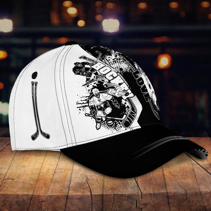 Hockey Personalized Name Ball Cap CA0442