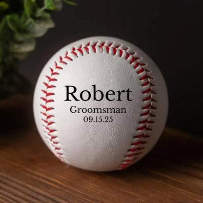 Custom Name Ring Bearer Baseball Ball, Personalized Baseball Ball for Ring Bearer WD0113