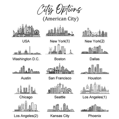 Custom City Engagmeny Wedding Ring Dish, Personalized Engagement Jewelry Dish With City WD0177